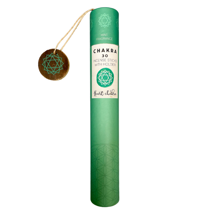 Mint Heart Chakra Incense Sticks with Holder