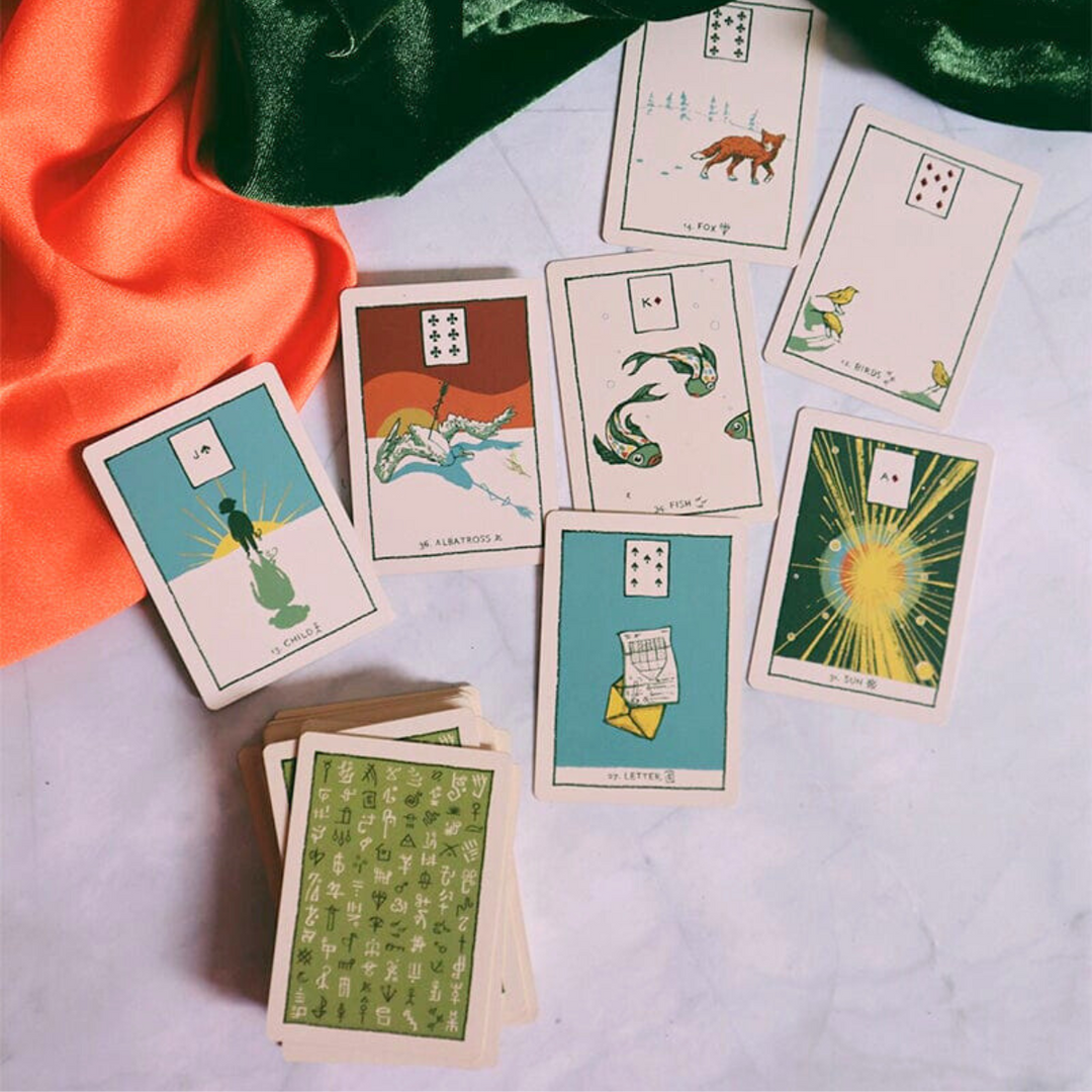 Green Glyphs Lenormand - Indie First Edition [OPEN BOX]