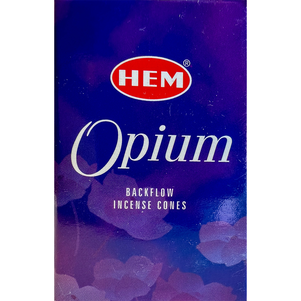 Opium Backflow Incense Cones