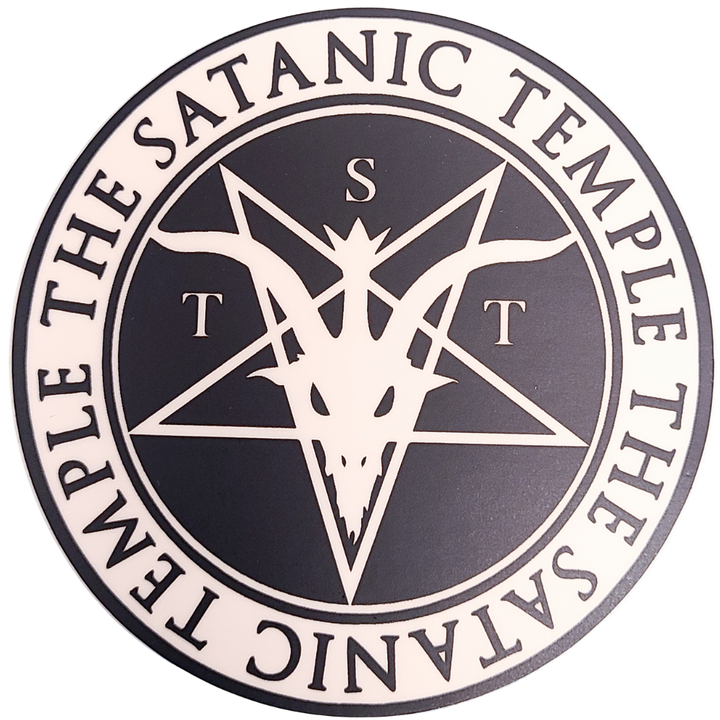 The Satanic Temple Logo Sticker
