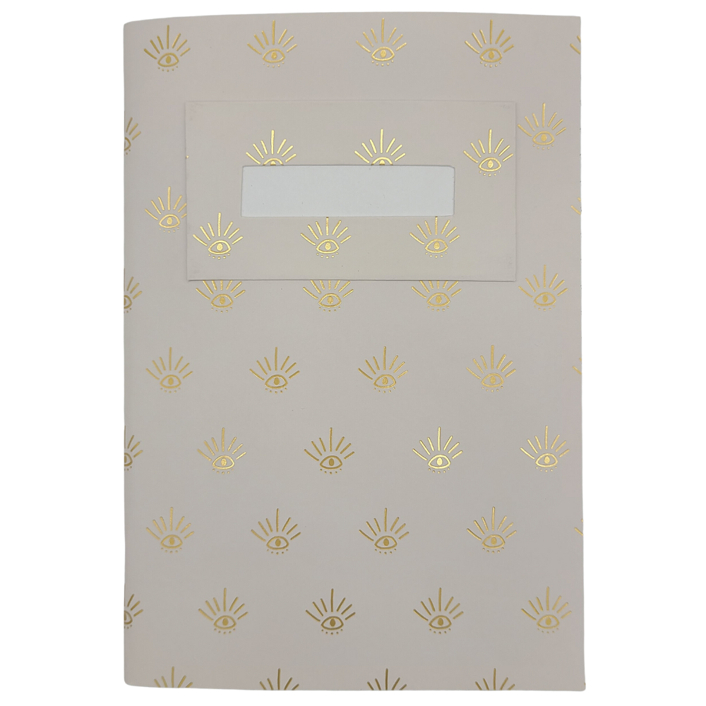 Gold Eyes Journal with Nameplate