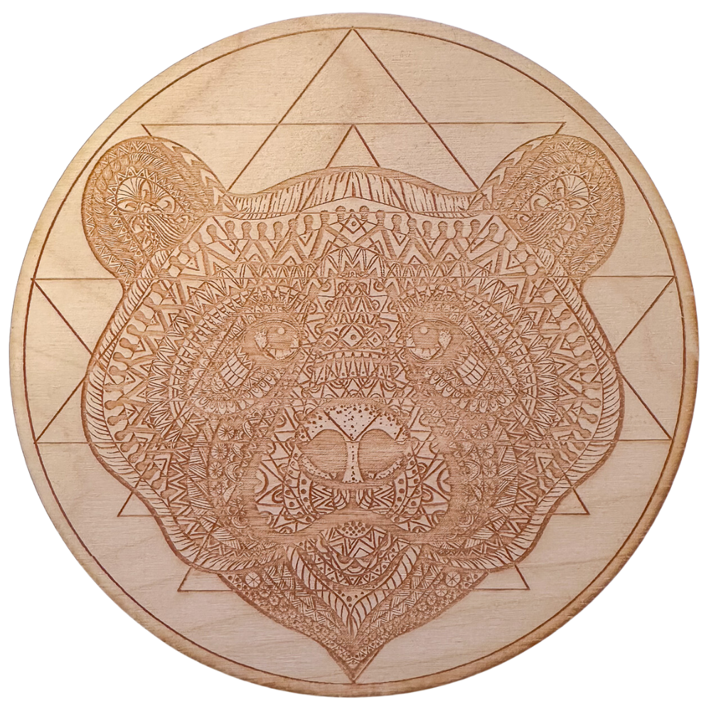Wooden Bear Pendulum Board