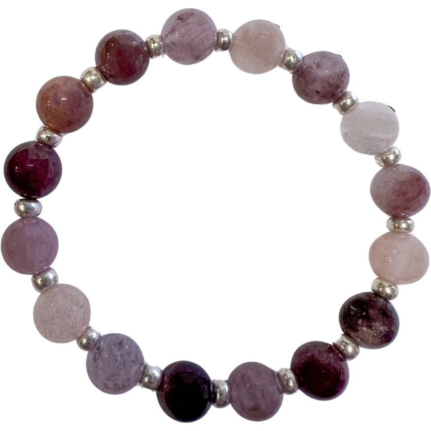 Berry Quartz Crystal Bracelet