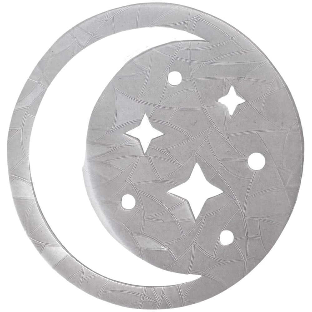Crescent Moon and Stars Window Cling