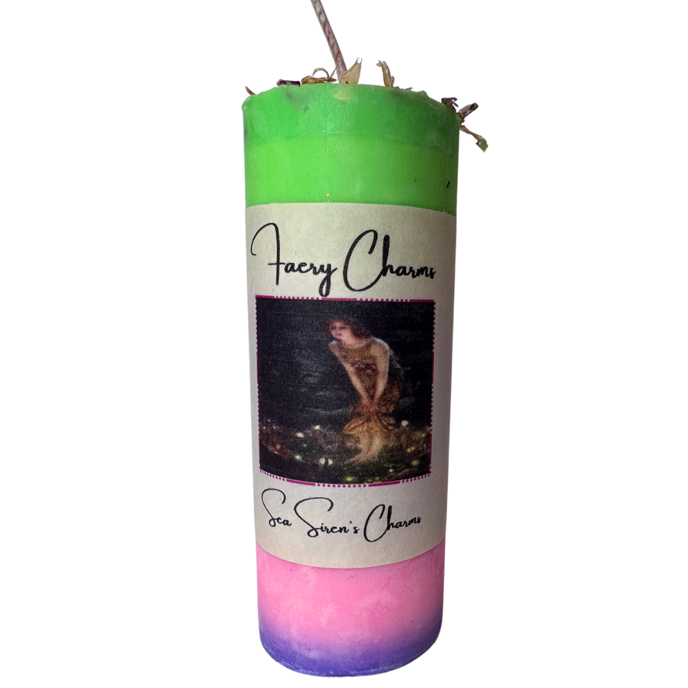 Fairy Charm Pillar Candle