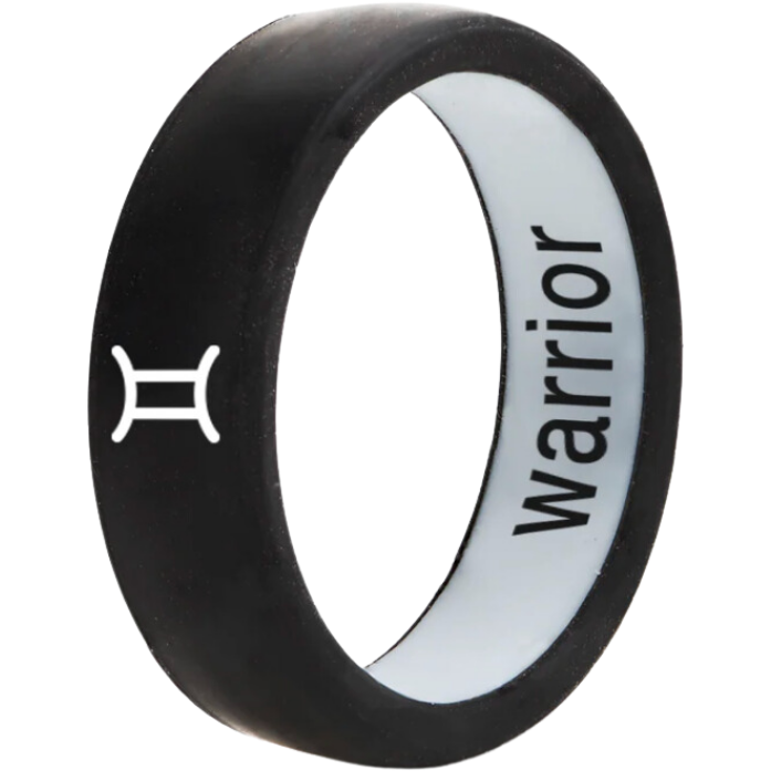 Warrior / Gemini Zodiac Flip Ring