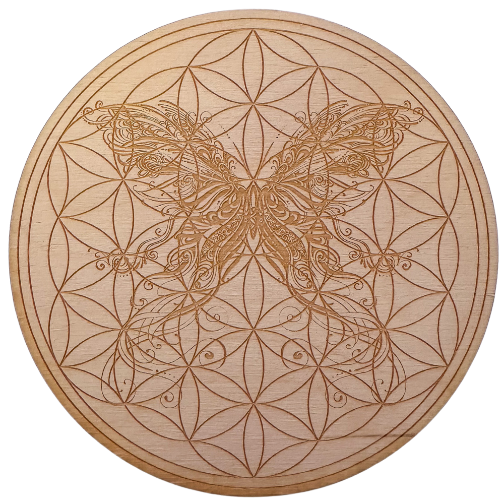 Wooden Geometry Butterfly Pendulum Board