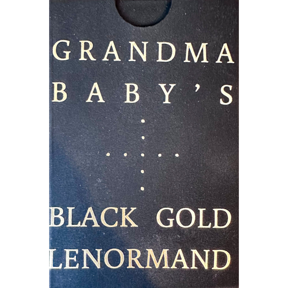 Grandma Baby's Black and Gold Lenormand [OPEN BOX]