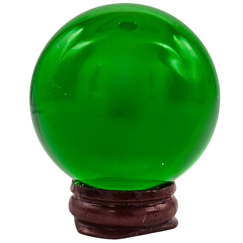 Small Green Gazing Ball