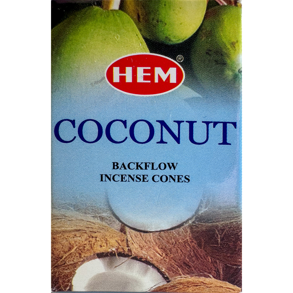 Coconut Backflow Incense Cones