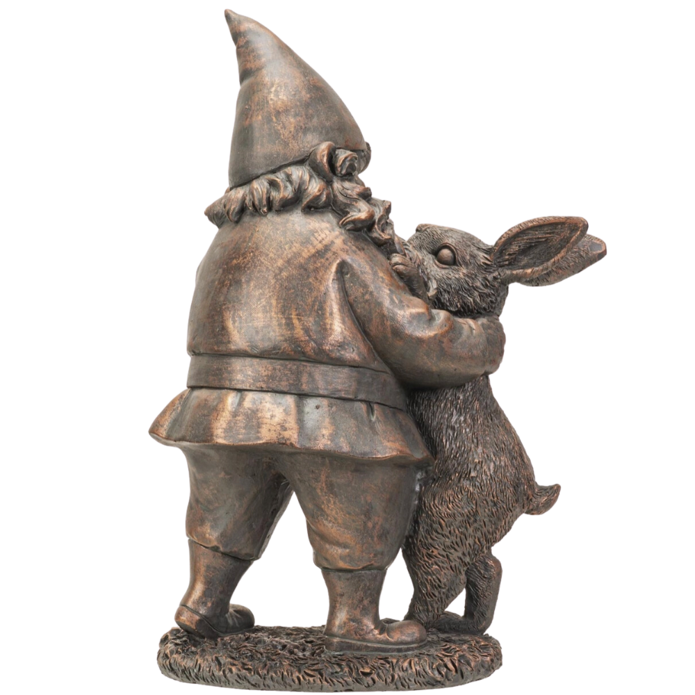 Garden Gnome and Rabbit