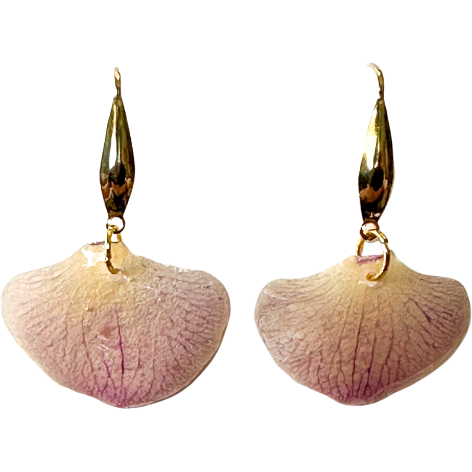 Pressed Orchid Earrings