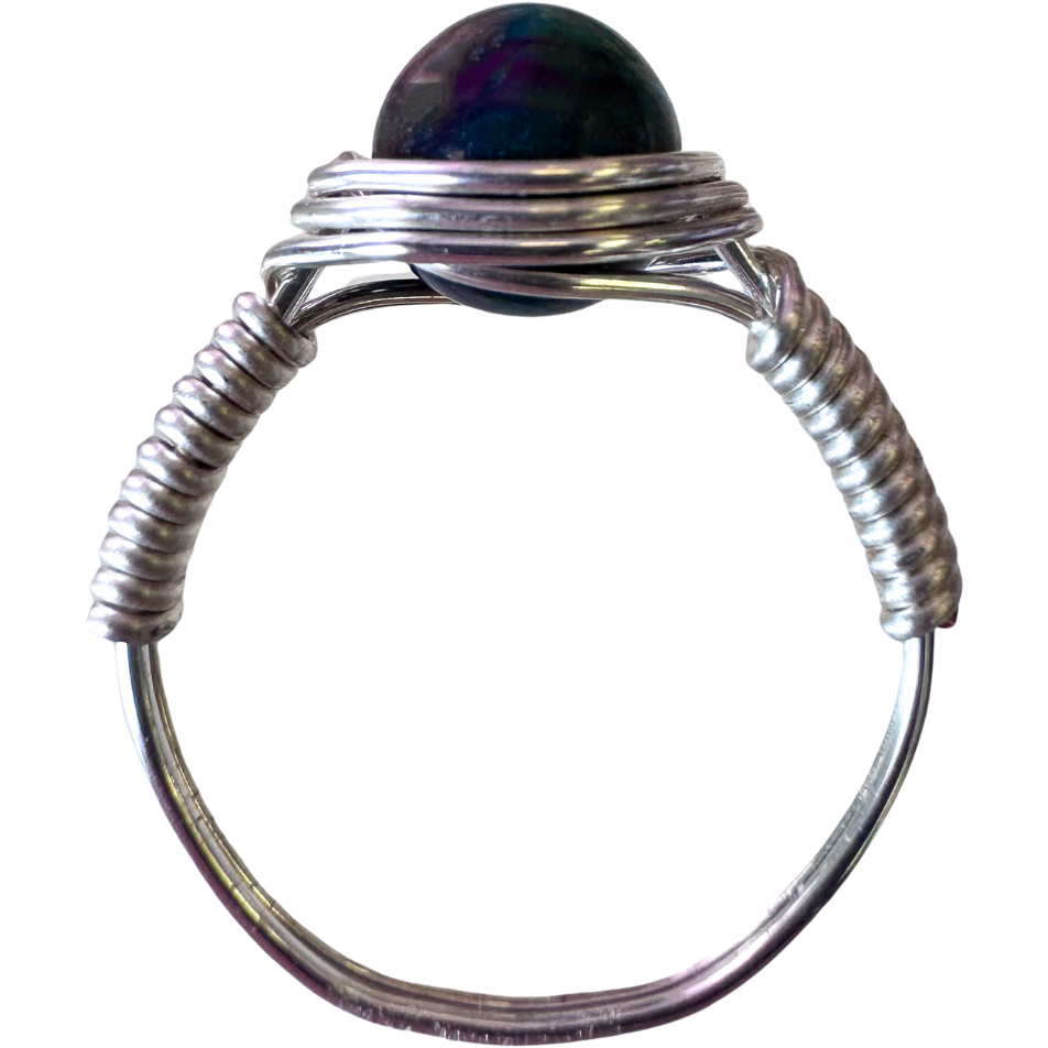 Rainbow Tiger's Eye Ring