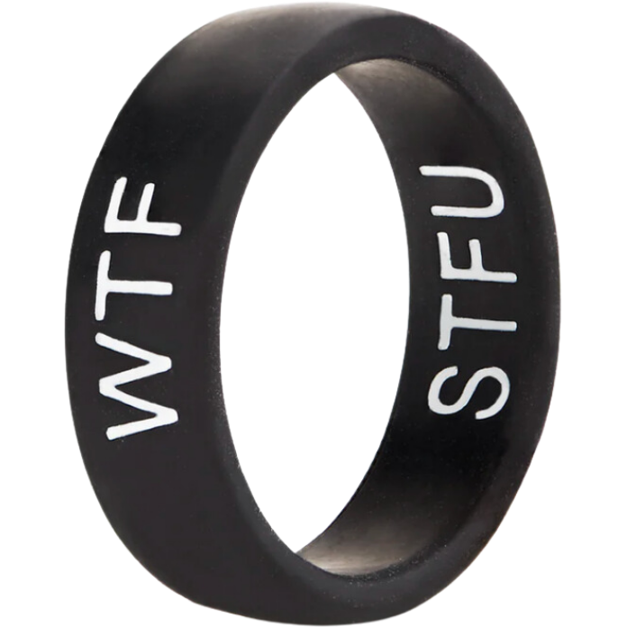 WTF / STFU Flip Ring