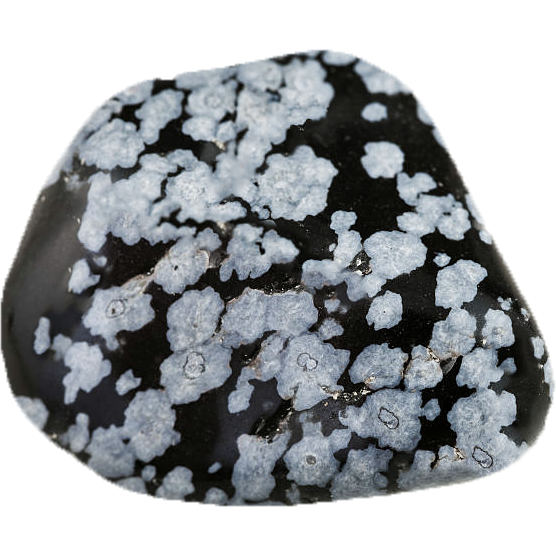 Large Snowflake Obsidian