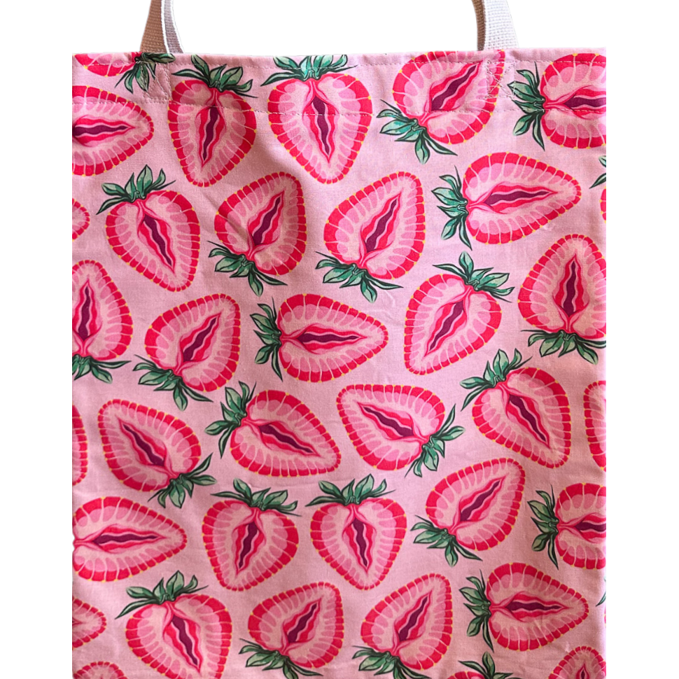 Strawberry Vulvas Tote Bag