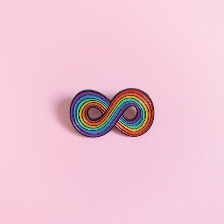 Infinity Rainbow Pin