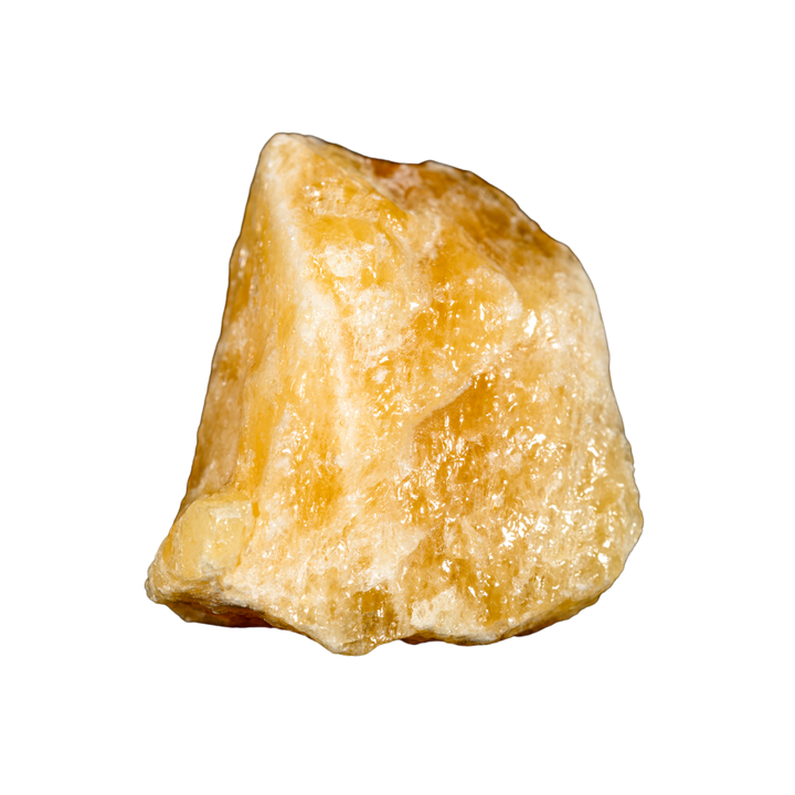 A piece of orange calcite